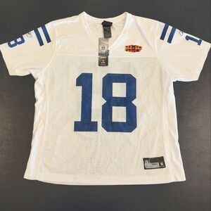 Peyton Manning NFL Super Bowl XLIV Womens XL Reebok Jersey NWT